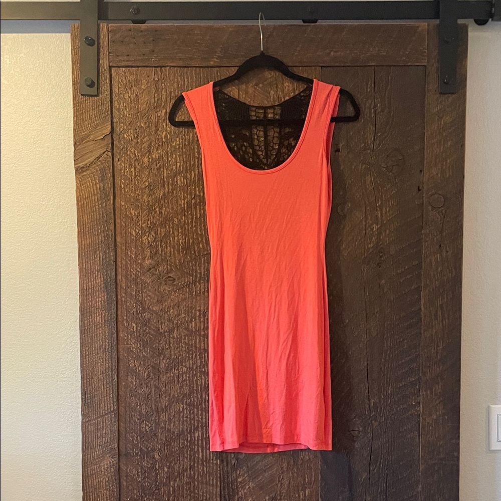 Paprika Vibrant Coral Dress